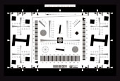 全幅增強型ISO12233分辨率測試卡（4000線） - Enhanced ISO12233 Test Chart 